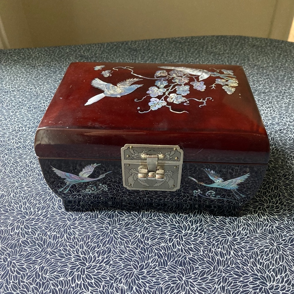 Vintage Korean Wooden Box